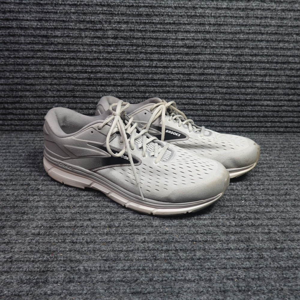 Brooks Shoes Mens 14 D Dyad 1103231D084 Gray Running Sneakers Missing Insole